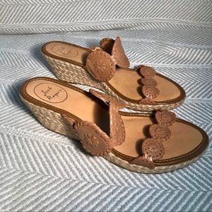 Jack Rodgers Shelby Wedge Sandal Braided Rope